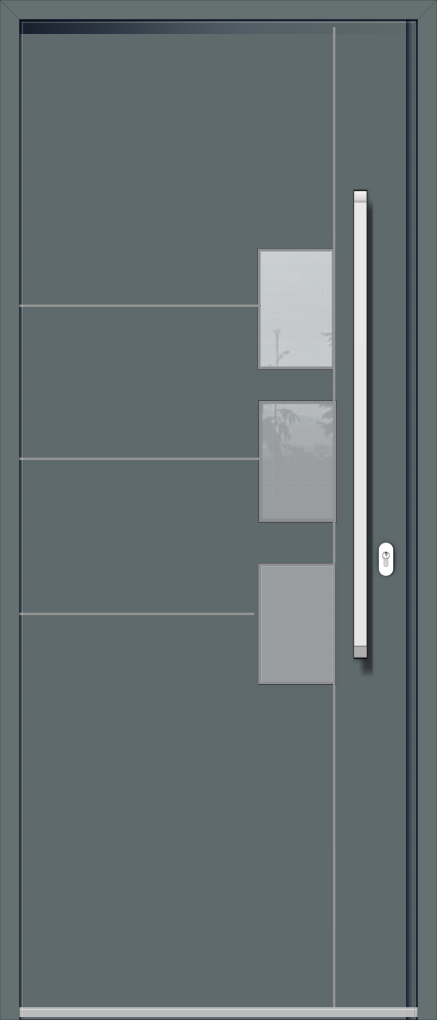 Matplast Harmony 01 Aluminium-Haustür