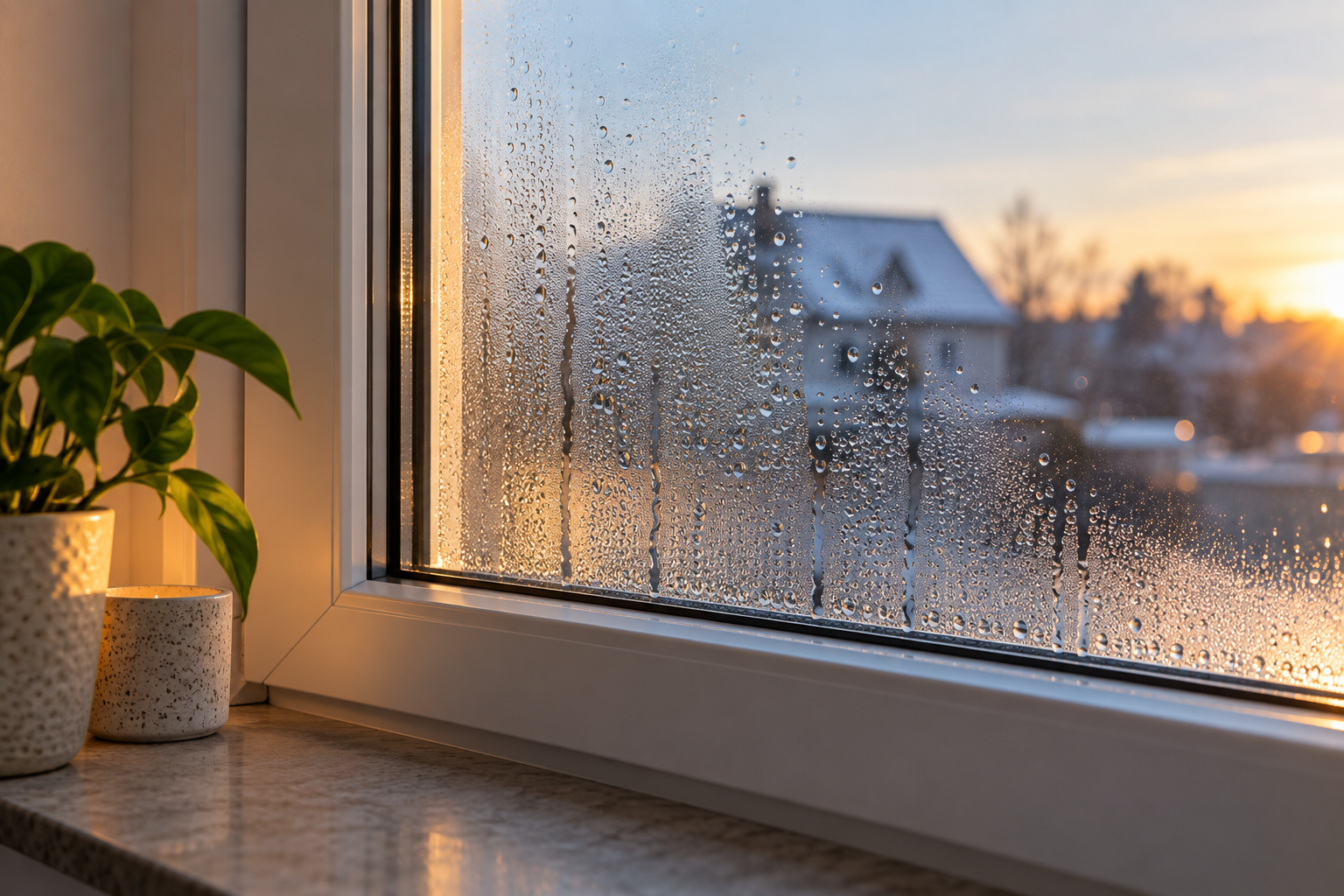 Kondenswasser am Fenster: Ursachen richtig einordnen